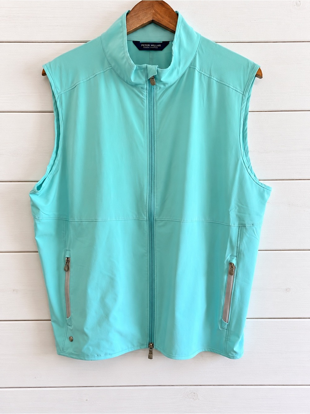 Peter Millar Mint Aqua Sleeveless Swim Vest